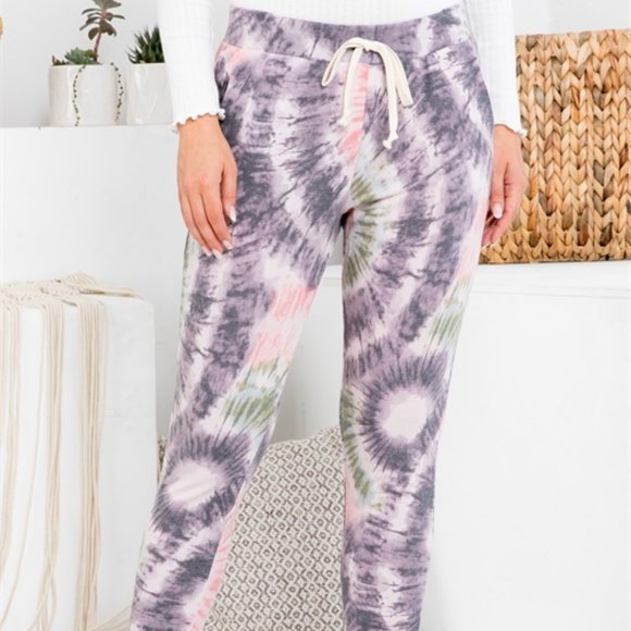 ❤️NWT *BOUTIQUE*  TIE DIE JOGGER PANT  MEDIUM - Picture 2 of 5